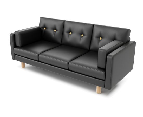 Диван Ингвар Б Textile Eco-leather Black, КОД:АНД2851057, images №2, magsale.ru