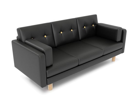 Диван Ингвар Б Textile Eco-leather Black, КОД:АНД2851057, images №3, magsale.ru