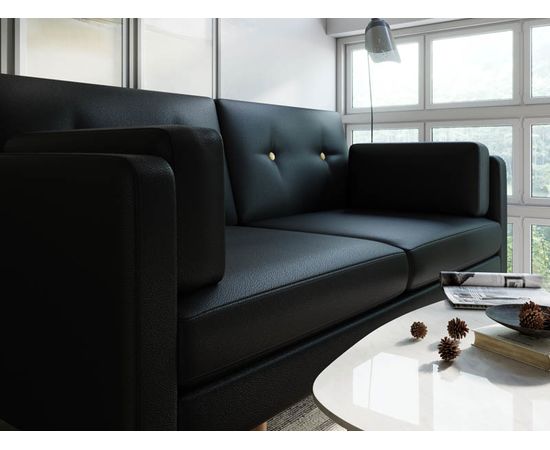 Диван Ингвар М Eco-leather Black, КОД:АНД2841054, images №7, magsale.ru