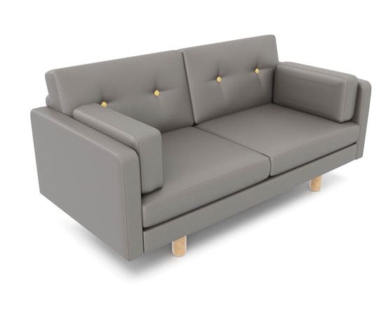 Диван Ингвар М Eco-leather Grey, КОД:АНД2841055, images №3, magsale.ru