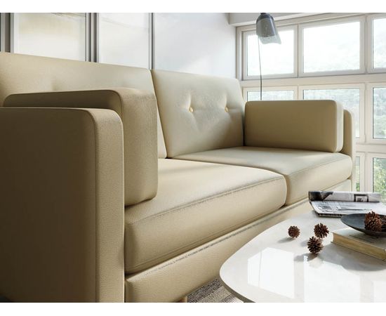 Диван Ингвар М Eco-leather Milk, КОД:АНД2841053, images №5, magsale.ru