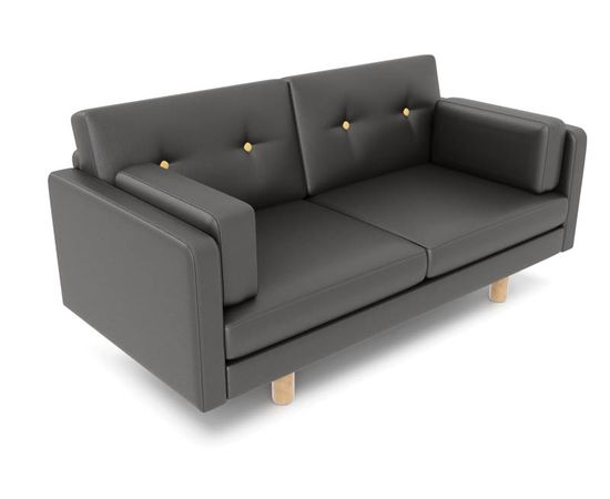 Диван Ингвар М Eco-leather Black, КОД:АНД2841054, images №3, magsale.ru