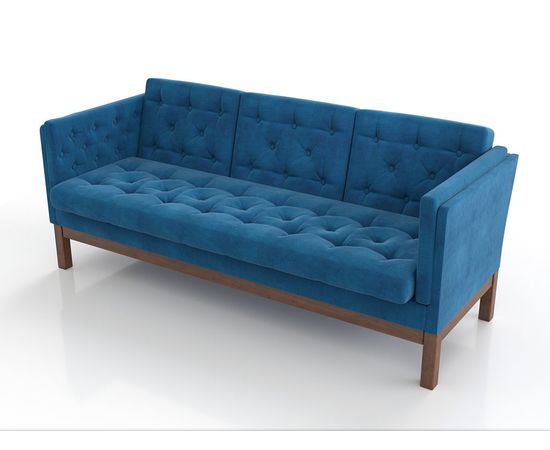 Диван Айверс Б Chenille Орех Blue, КОД:АНД229721, images №2, magsale.ru