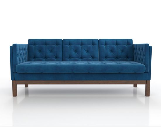 Диван Айверс Б Chenille Орех Blue, КОД:АНД229721, images №1, magsale.ru