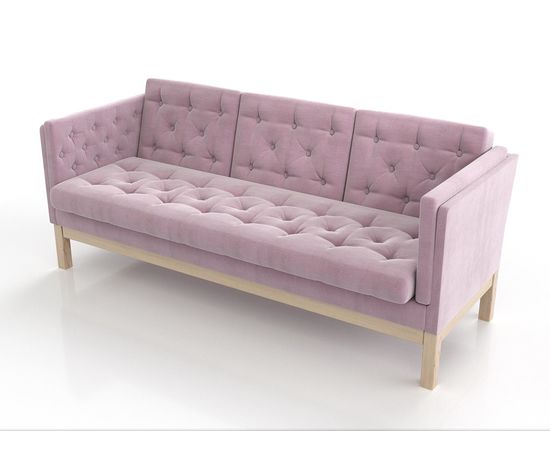 Диван Айверс Б Chenille Сосна Pink, КОД:АНД229722, images №2, magsale.ru