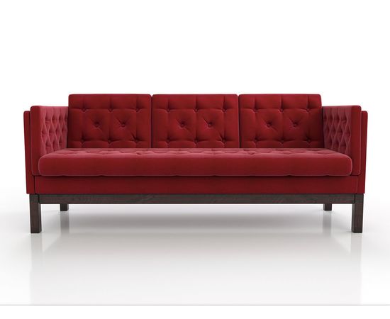 Диван Айверс Б Chenille Венге Red, КОД:АНД229720, images №1, magsale.ru