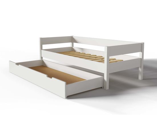 Кровать из массива с ящиком Алекса White, КОД:АНД19471, images №2, magsale.ru