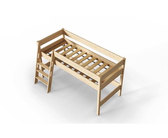 Кровать-чердак из массива Линда Lak, КОД:АНД20783, images №4, magsale.ru