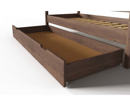 Кровать из массива с ящиком Алекса Nut, КОД:АНД19470, images №7, magsale.ru