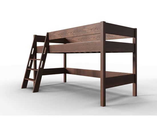Кровать-чердак из массива Линда Nut, КОД:АНД20782, images №7, magsale.ru