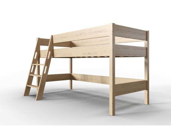 Кровать-чердак из массива Линда Lak, КОД:АНД20783, images №2, magsale.ru