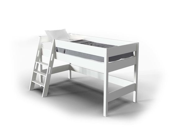 Кровать-чердак из массива Линда White, КОД:АНД20781, images №7, magsale.ru