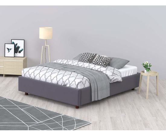 Кровать SleepBox Velvet Gray-Blue, КОД:АНД221686, images №6, magsale.ru
