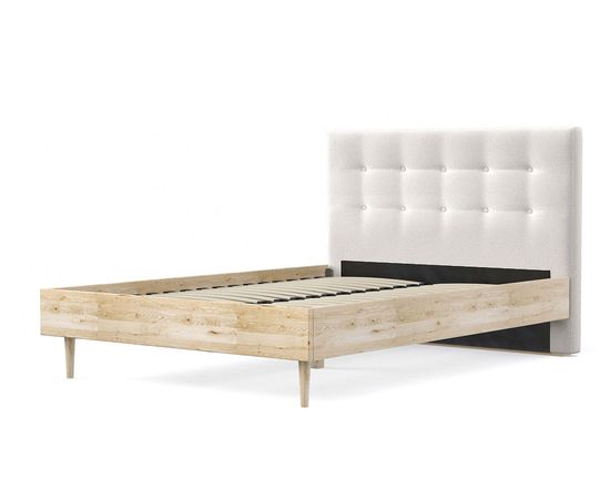 Кровать Альмена Chenille White, КОД:АНД227714, images №3, magsale.ru