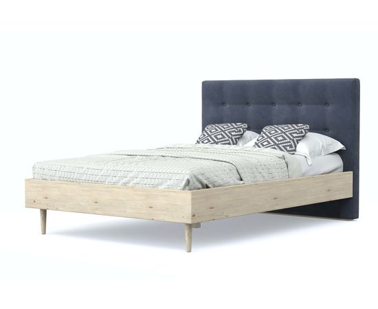 Кровать Альмена Chenille Grey, КОД:АНД227713, images №1, magsale.ru