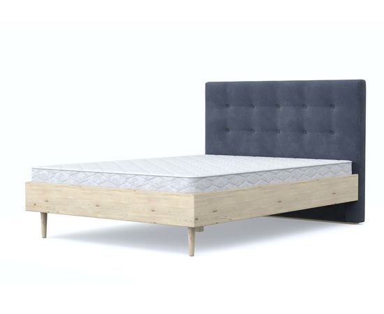 Кровать Альмена Chenille Grey, КОД:АНД227713, images №2, magsale.ru