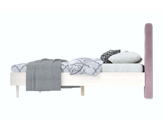 Кровать Альмена Chenille Pink, КОД:АНД227712, images №5, magsale.ru
