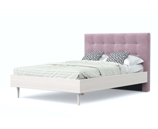 Кровать Альмена Chenille Pink, КОД:АНД227712, images №1, magsale.ru