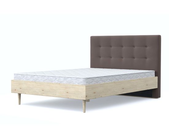 Кровать Альмена Velvet Brown, КОД:АНД226709, images №2, magsale.ru