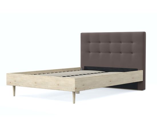 Кровать Альмена Velvet Brown, КОД:АНД226709, images №3, magsale.ru