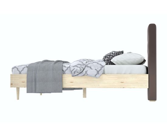 Кровать Альмена Velvet Brown, КОД:АНД226709, images №5, magsale.ru