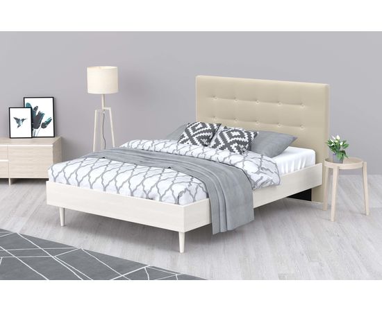 Кровать Альмена Velvet Milk, КОД:АНД226707, images №5, magsale.ru