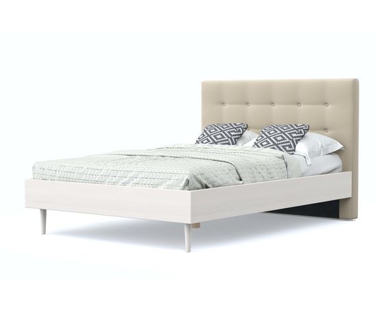 Кровать Альмена Velvet Milk, КОД:АНД226707, images №1, magsale.ru