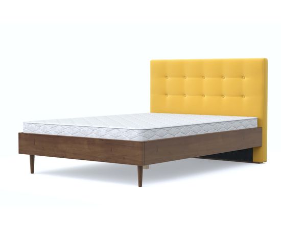 Кровать Альмена Velvet Yellow, КОД:АНД226708, images №2, magsale.ru