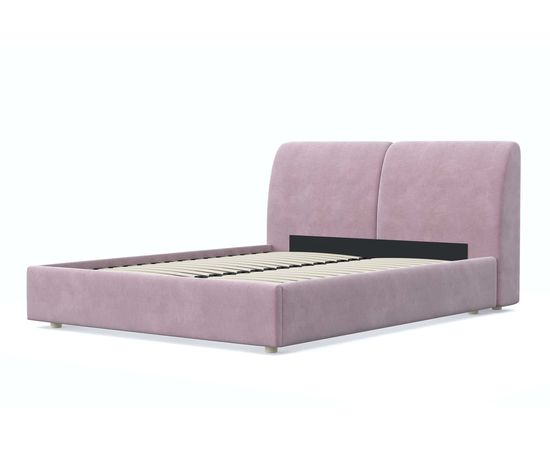 Кровать Бекка Chenille Pink, КОД:АНД2417769880, images №3, magsale.ru