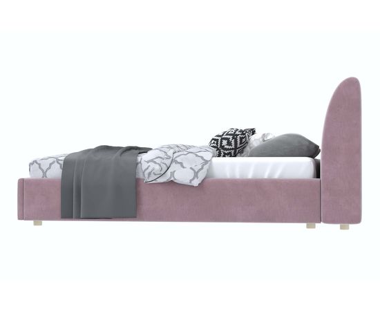 Кровать Бекка Chenille Pink, КОД:АНД2417769880, images №5, magsale.ru