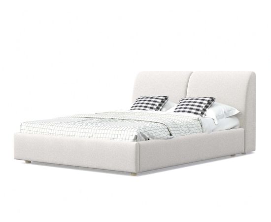 Кровать Бекка Chenille White, КОД:АНД2417789880, images №1, magsale.ru