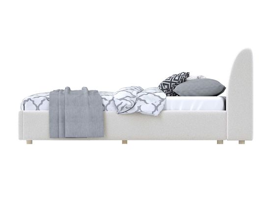 Кровать Бекка Chenille White, КОД:АНД2417789880, images №5, magsale.ru
