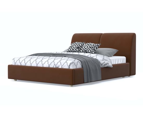 Кровать Бекка Velvet Brown, КОД:АНД2407729821, images №1, magsale.ru