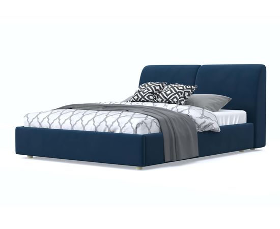 Кровать Бекка Velvet Blue, КОД:АНД2407719821, images №1, magsale.ru