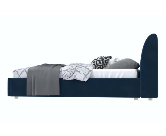 Кровать Бекка Velvet Blue, КОД:АНД2407719821, images №5, magsale.ru
