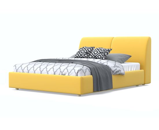 Кровать Бекка Velvet Yellow, КОД:АНД2407749821, images №1, magsale.ru