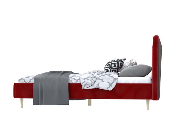 Кровать Финна Chenille Red, КОД:АНД20804, images №5, magsale.ru