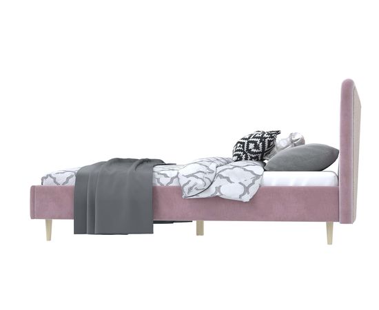 Кровать Финна Chenille Pink, КОД:АНД20803, images №6, magsale.ru