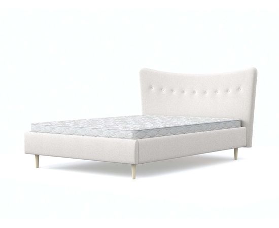 Кровать Финна Chenille White, КОД:АНД20805, images №3, magsale.ru