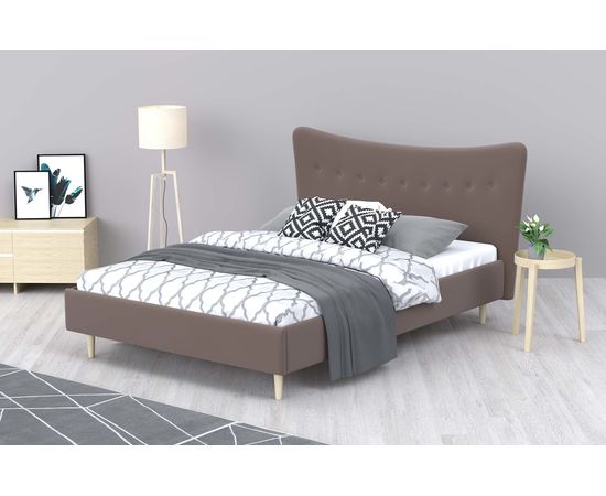 Кровать Финна Velvet Stone, КОД:АНД20800, images №6, magsale.ru