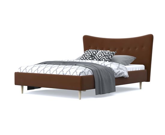 Кровать Финна Velvet Brown, КОД:АНД20799, images №1, magsale.ru