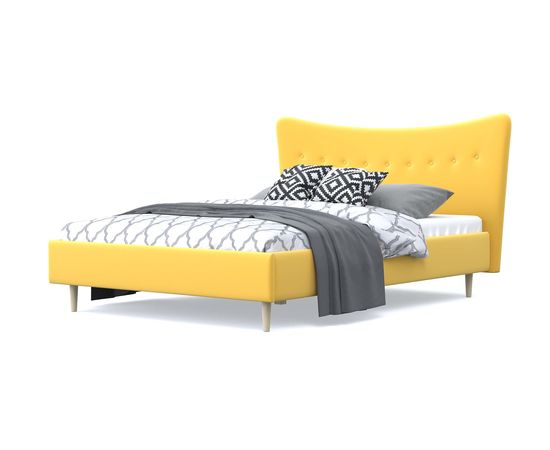 Кровать Финна Velvet Yellow, КОД:АНД20801, images №2, magsale.ru