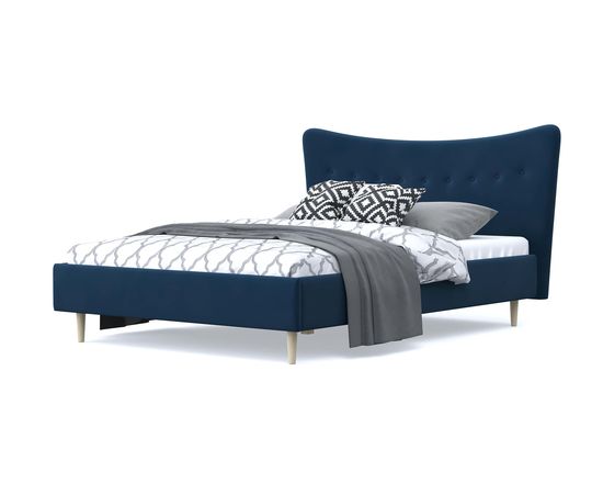 Кровать Финна Velvet Blue, КОД:АНД20798, images №1, magsale.ru
