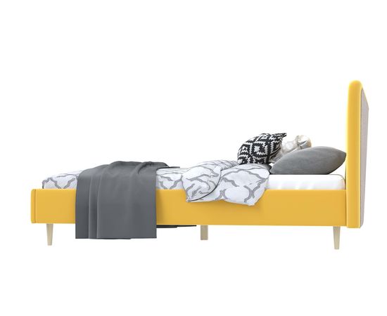 Кровать Финна Velvet Yellow, КОД:АНД20801, images №6, magsale.ru