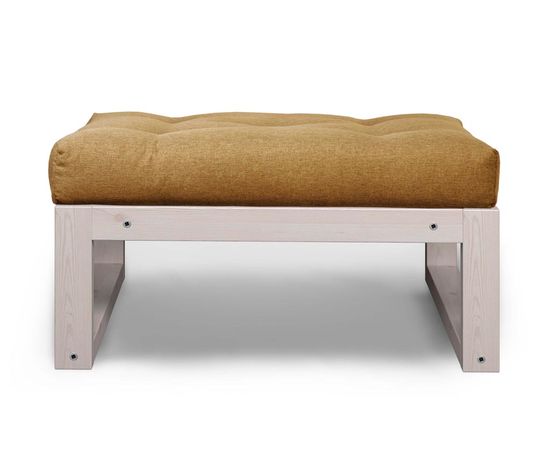 Пуфик Амбер Textile Беленый Дуб Brown, КОД:АНД130309, images №1, magsale.ru