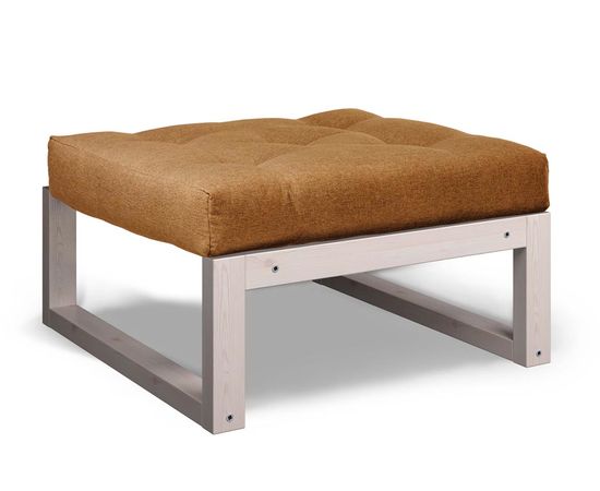 Пуфик Амбер Textile Беленый Дуб Brown, КОД:АНД130309, images №2, magsale.ru