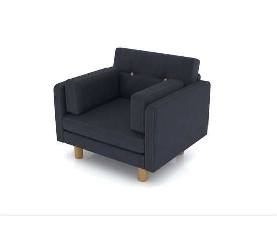 Кресло Ингвар Velvet Antracit, КОД:АНД157452, images №2, magsale.ru