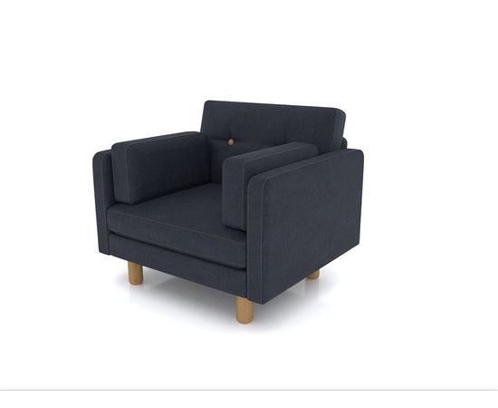 Кресло Ингвар Velvet Antracit, КОД:АНД157452, images №6, magsale.ru