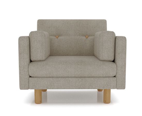 Кресло Ингвар Velvet Ash, КОД:АНД157451, images №1, magsale.ru