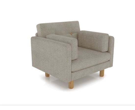 Кресло Ингвар Velvet Ash, КОД:АНД157451, images №3, magsale.ru